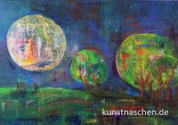 Behind the Moon 100x70cm